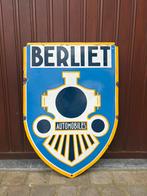 Emaille reclamebord Berliet, Ophalen, Zo goed als nieuw, Reclamebord