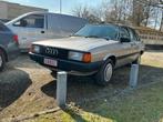 Audi 80 1.6 essence, toit ouvrant, 1986, Autos, Argent ou Gris, 4 portes, Entreprise, Boîte manuelle