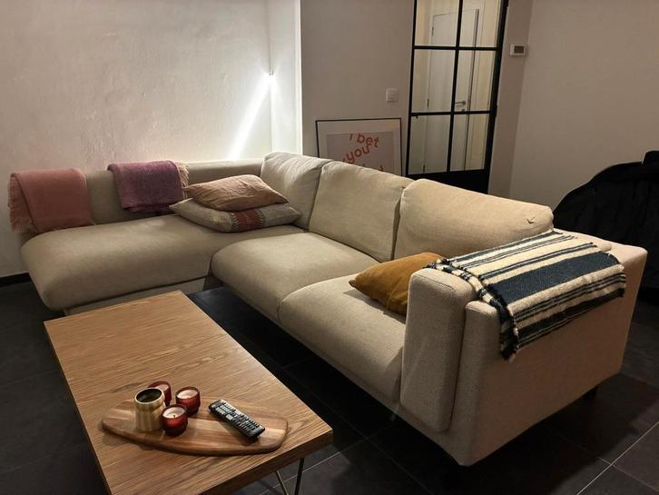 Zetel, Maison & Meubles, Canapés | Salons, Comme neuf, Banc d'angle, Trois personnes, 250 à 300 cm, 75 à 100 cm, Tissus, Enlèvement