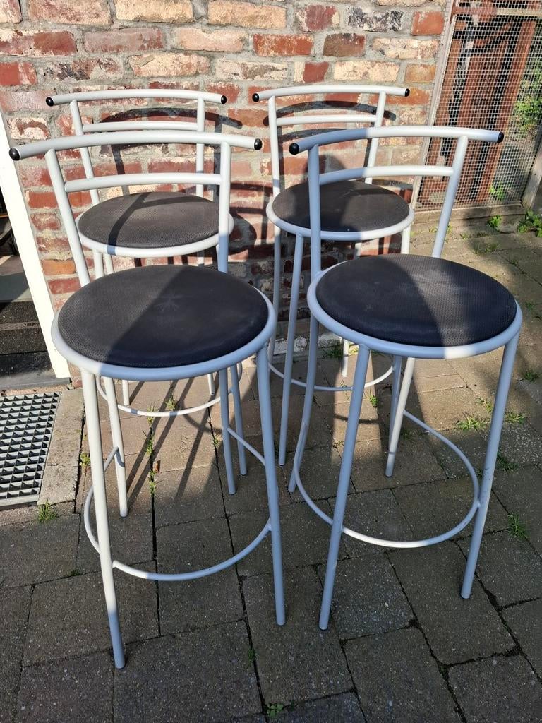 4 barkrukken, Huis en Inrichting, Barkrukken, Ophalen