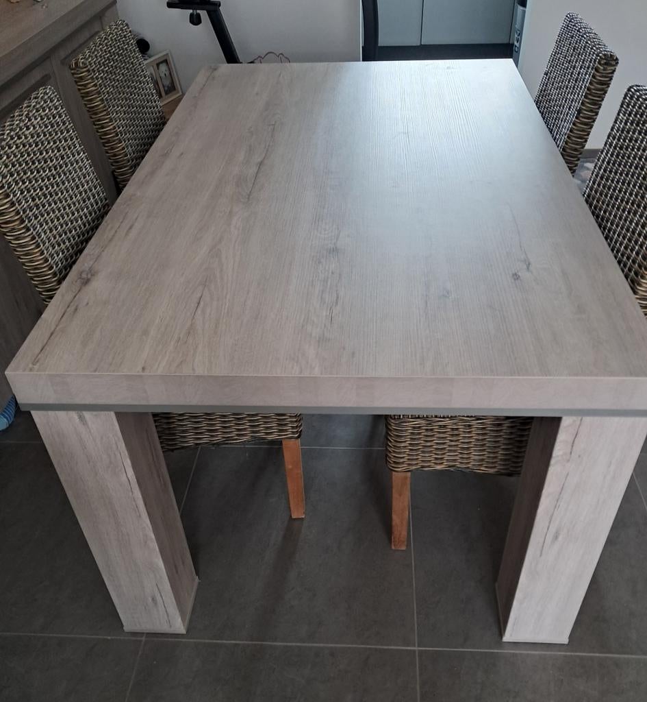 Living tafel en 4 stoelen, Enlèvement, Chaise(s)