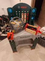 Bosch werkbank + boormachine kind, Kinderen en Baby's, Speelgoed | Educatief en Creatief, Ophalen, Gebruikt, Bouwen