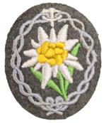 Wehrmacht Gebirgsjäger Edelweiss patch, Ophalen of Verzenden