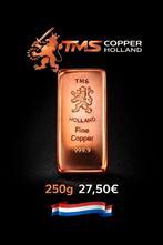 UNIEK: TMS Fine Copper 999 Bullion Bar (250gr ), Postzegels en Munten, Ophalen of Verzenden, Koper