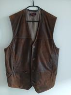 Lederen gilet maat 50 of medium, Ophalen of Verzenden, Maat 48/50 (M)