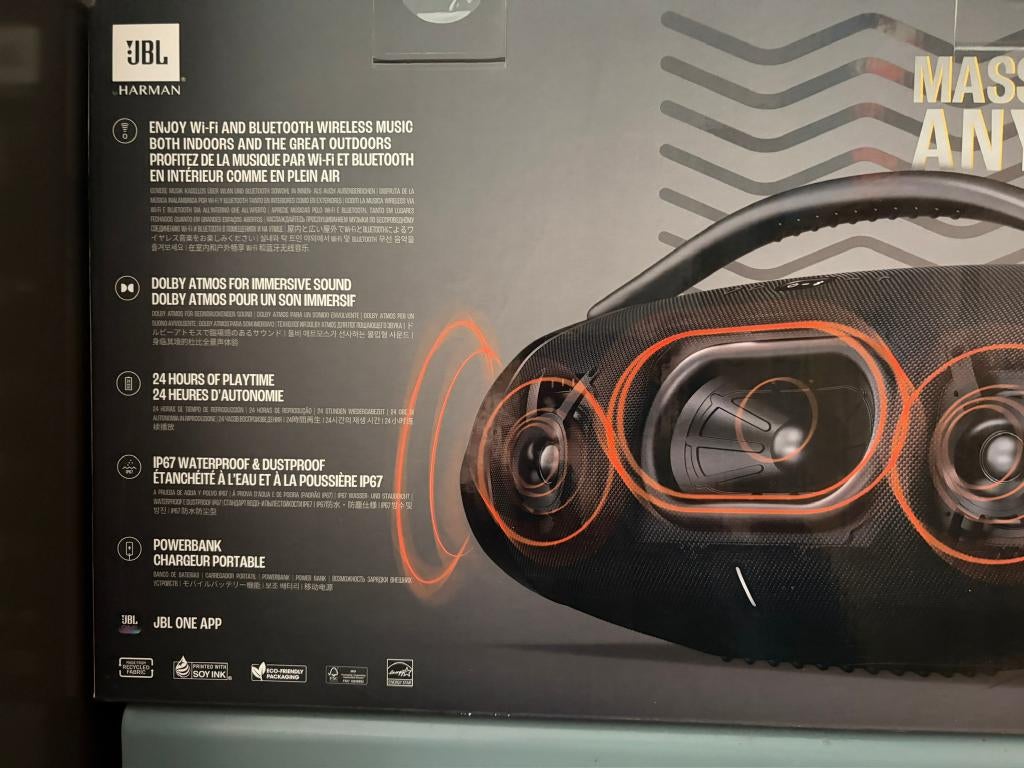 JBL BoomBox 3 WIFI, TV, Hi-fi & Vidéo, Enceintes, Enlèvement, Neuf, Subwoofer, JBL