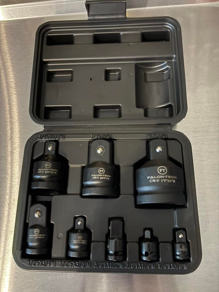 Coffret douilles adaptateur 8 pcs, Enlèvement ou Envoi, Neuf