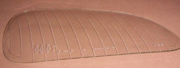 Verre de phare vintage Citroen DS à lignes blanches, Autos : Pièces & Accessoires, Éclairage, Citroën, Utilisé, Enlèvement