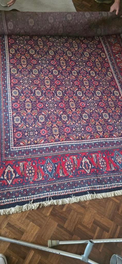 Handgeknoopt antiek Perzisch tapijt 2m08 op 3m43, Ophalen