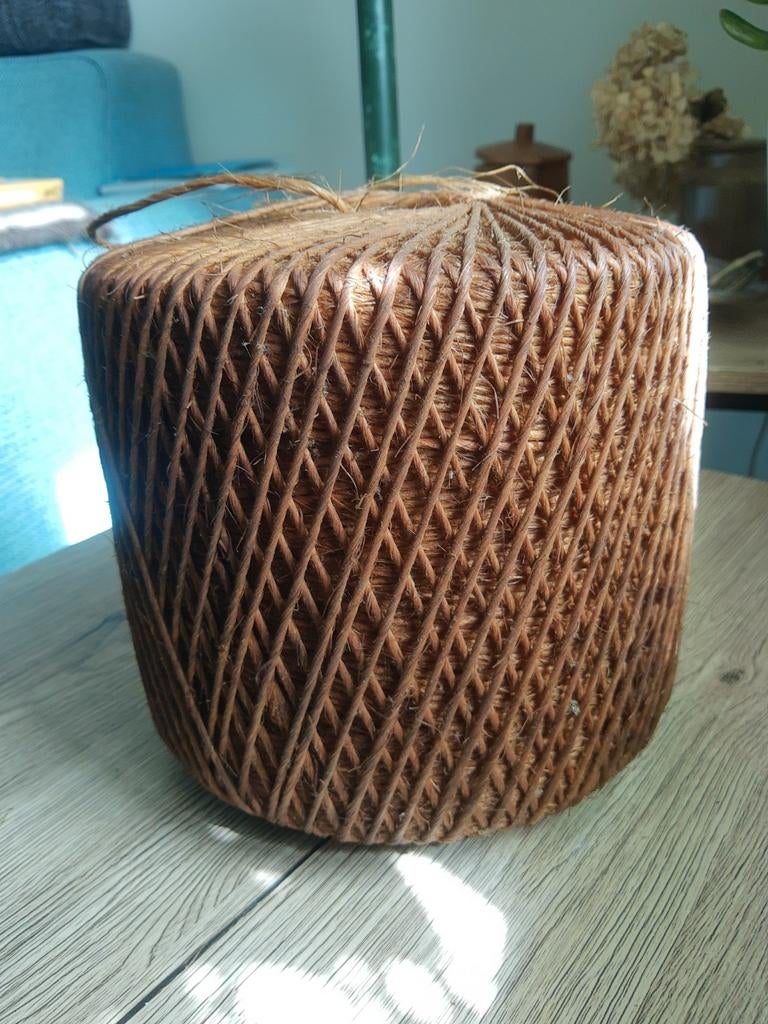 Grote bobyn touw antieke strobinder, Ophalen