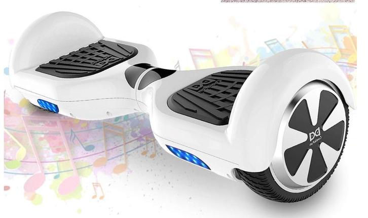 Hoverboard Cool & Fun 6,5inch wit/zwart, Kinderen en Baby's, Speelgoed | Buiten | Accuvoertuigen, Gebruikt, Ophalen