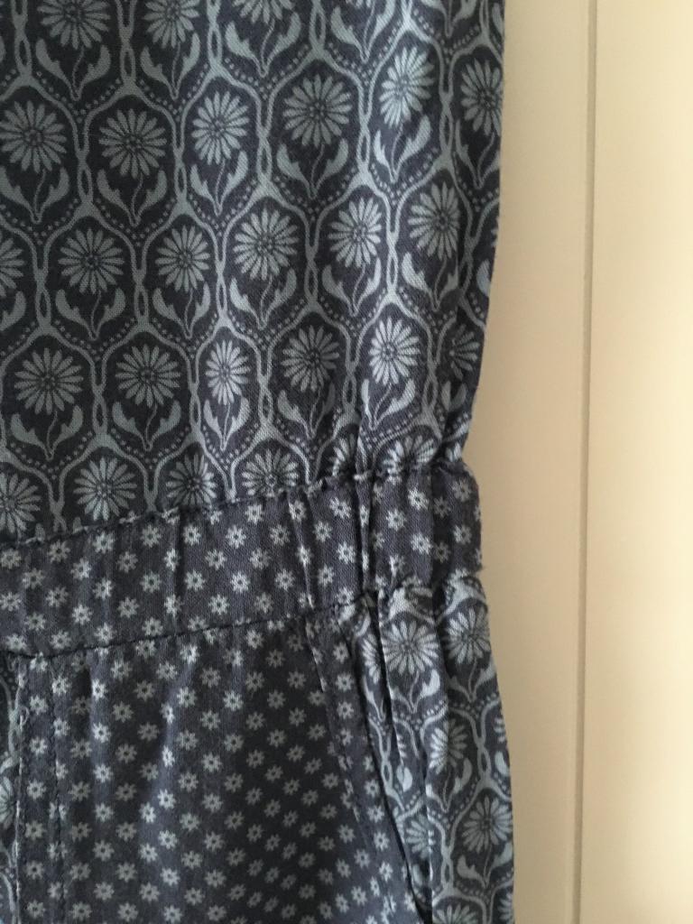 H&M, blauwe jumpsuit (tssseizoen/zomer) maat 122, Kinderen en Baby's, Kinderkleding | Maat 122, Ophalen of Verzenden, H&M, Meisje