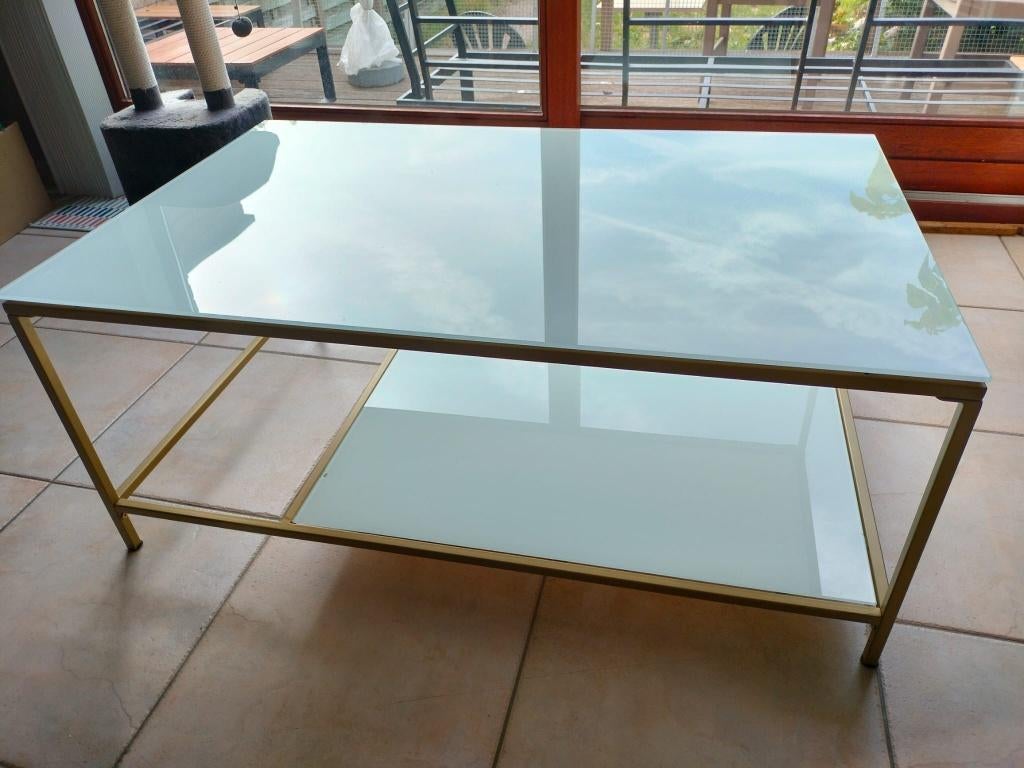 Salontafel, Huis en Inrichting, Tafels | Salontafels, Ophalen, 100 tot 150 cm, 50 tot 100 cm, Zo goed als nieuw