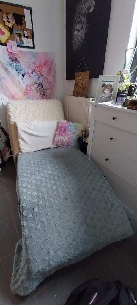 GRATIS ligzetel, Huis en Inrichting, Ophalen, Leer