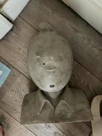 Buste de Tintin en béton lisse, Enlèvement, Utilisé