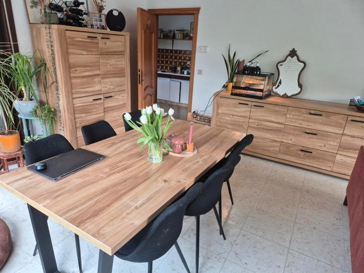 Complete eetkamerset inc. Stoelen, Maison & Meubles, Salles à manger complètes, Enlèvement