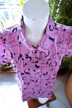 speciaal creatief bijzondere roze blouse, Enlèvement ou Envoi, Rose, Taille 36 (S), Nümph