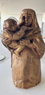 Karaktervol handgestoken Houten sculptuur, Ophalen