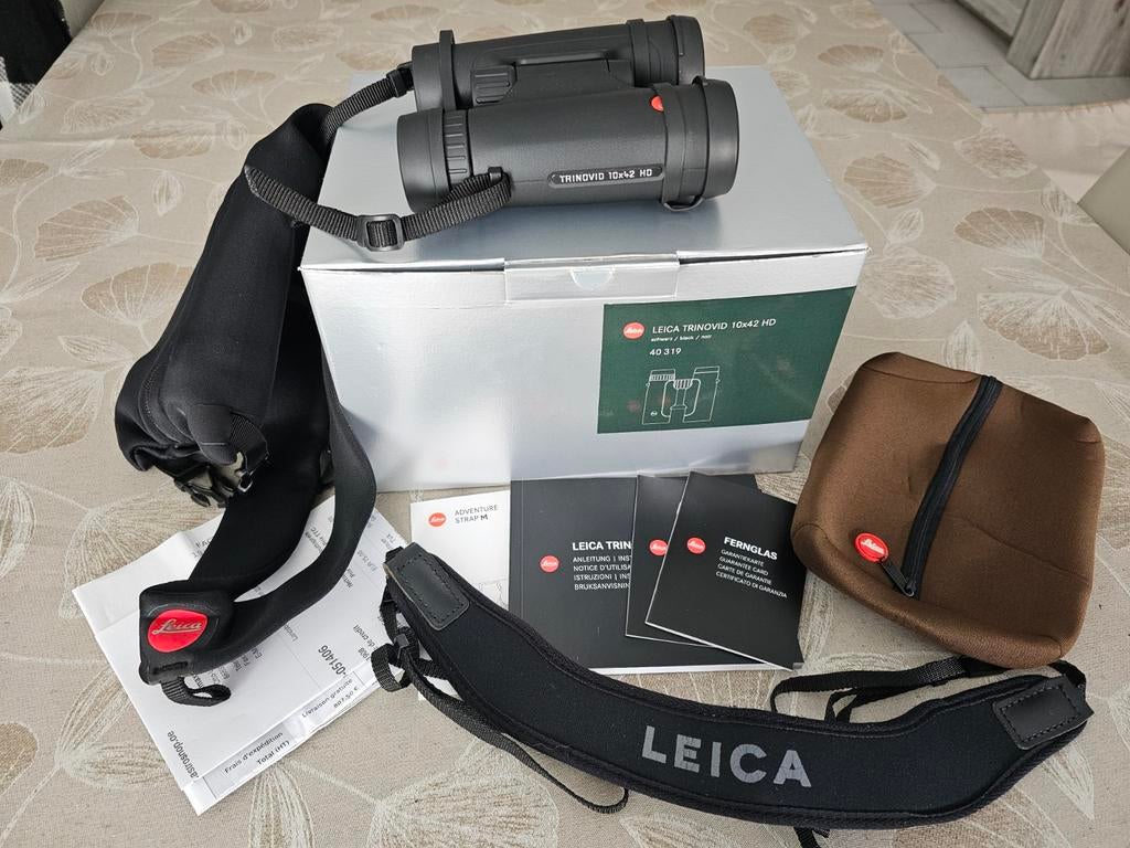Nieuwe LEICA TRINOVID 10X42 HD verrekijker, Audio, Tv en Foto, Ophalen