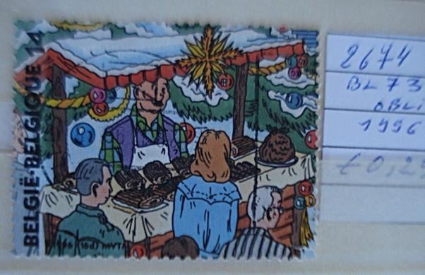 Belgique 2674 (O) BL73, Oblitéré, Sans enveloppe, Affranchi, Envoi