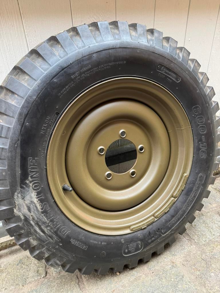 Velgen willys jeep, Ophalen, Zo goed als nieuw