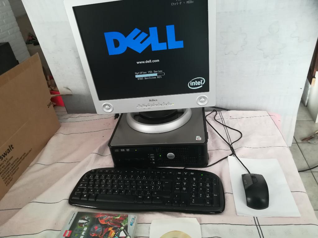 Dell Pc Intel Core 2 Duo met windows XP, Ophalen of Verzenden