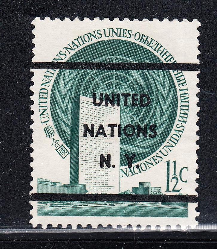 3756 - VN New York michel 2 gestempeld , UNO Hoofdkantoor in, Postzegels en Munten, Postzegels | Amerika, Gestempeld, Noord-Amerika