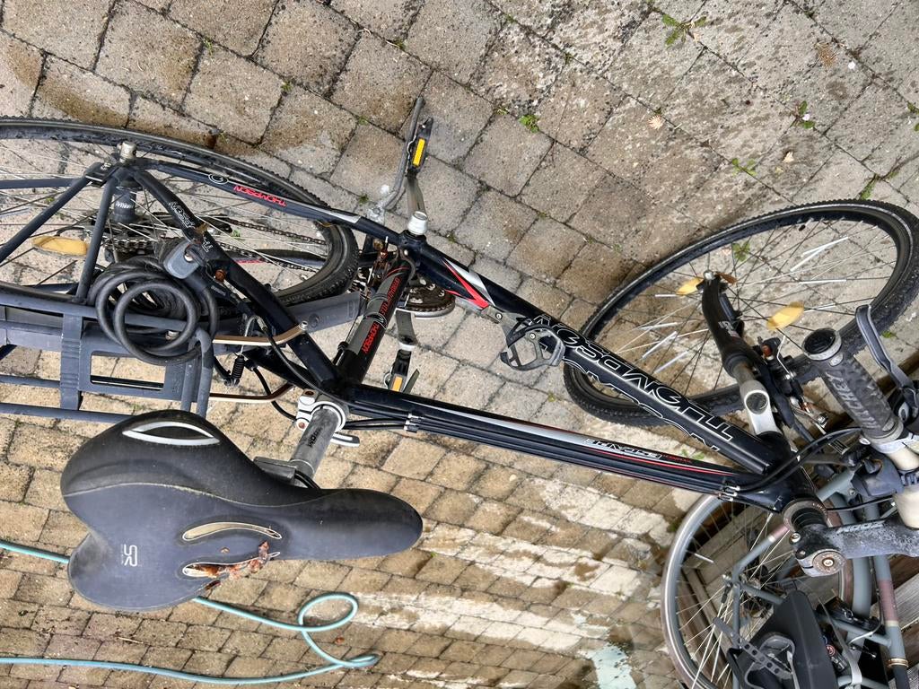 Herenfiets slijtage, Fietsen en Brommers, Fietsen | Tandems, Ophalen, Gebruikt, Minder dan 10 versnellingen