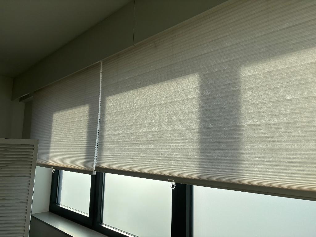 Gordijnen, Ophalen, Gebruikt, 100 tot 150 cm, Wit