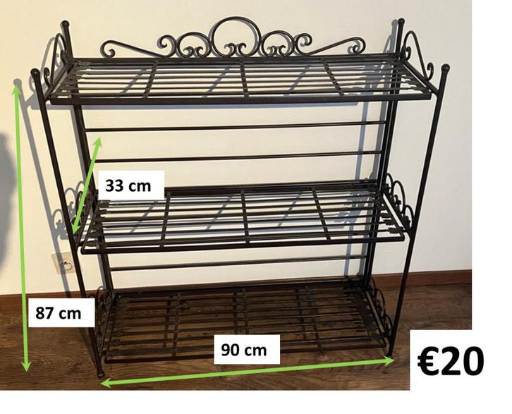 Support en métal, Maison & Meubles, Armoires | Étagères, Comme neuf, Enlèvement