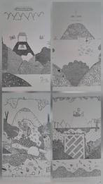 ROOBJEE Pjeroo "De Braziliaanse reis" 1973 - 4 zeefdrukken, Ophalen