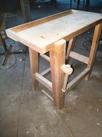 Houten werkbank '1960. Klein model in top staat., Doe-het-zelf en Bouw, Werkbanken, Ophalen of Verzenden, Bankschroef