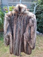 Korte jas Opossum pels, Kleding | Dames, Jassen | Winter, Ophalen, Zo goed als nieuw, Maat 46/48 (XL) of groter, Bruin