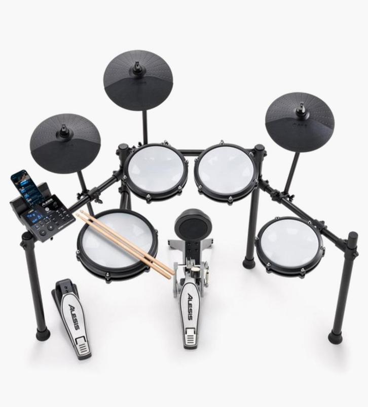 Elektronisch drumstel Alesis Nitro Mesh kit, Musique & Instruments, Batteries & Percussions, Comme neuf, Autres marques, Électronique