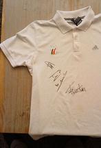 Polo gesigneerd: Wout van Aert, Emma Meesseman, v.d. Bossche, Verzamelen, Muziek, Artiesten en Beroemdheden, Verzenden, Gesigneerd