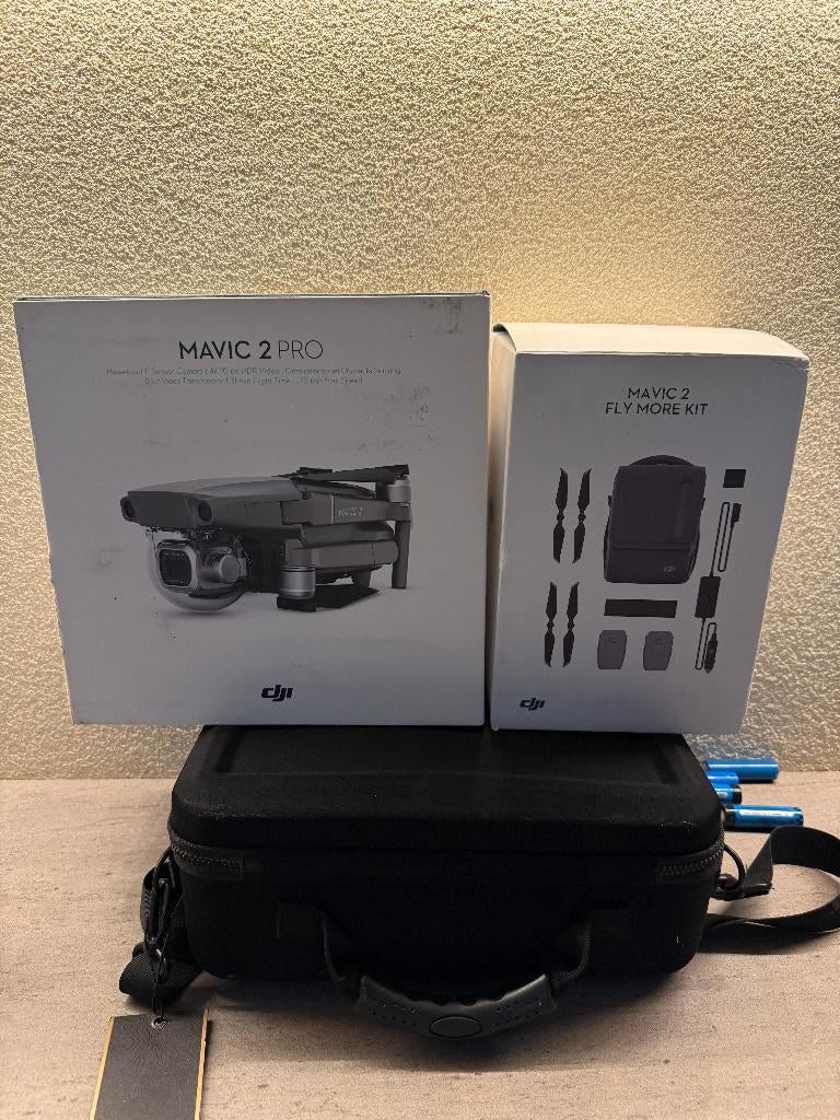 DJI Mavic 2 Pro ZGAN met incl. koffer en extra accu, Audio, Tv en Foto, Drones, Cameradrone, 5 tot 10 kilometer, Zo goed als nieuw