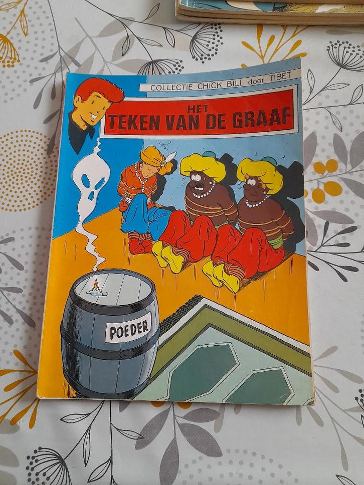 Chick Bill "Het teken van de Graaf"eerste druk 1969, Boeken, Stripverhalen, Gelezen, Ophalen of Verzenden