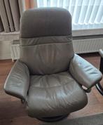 Stressless relaxzetel + voetenbank, Ophalen, Zo goed als nieuw, Leer
