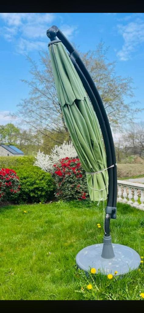 Parasol extérieur 4 metres, Jardin & Terrasse, 3 à 4 mètres, Étanche, Comme neuf, Enlèvement