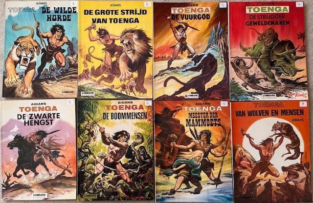 TOENGA (Aidans) - volledige stripreeks, 15 stuks, Boeken, Stripverhalen, Complete serie of reeks, Ophalen of Verzenden, Zo goed als nieuw