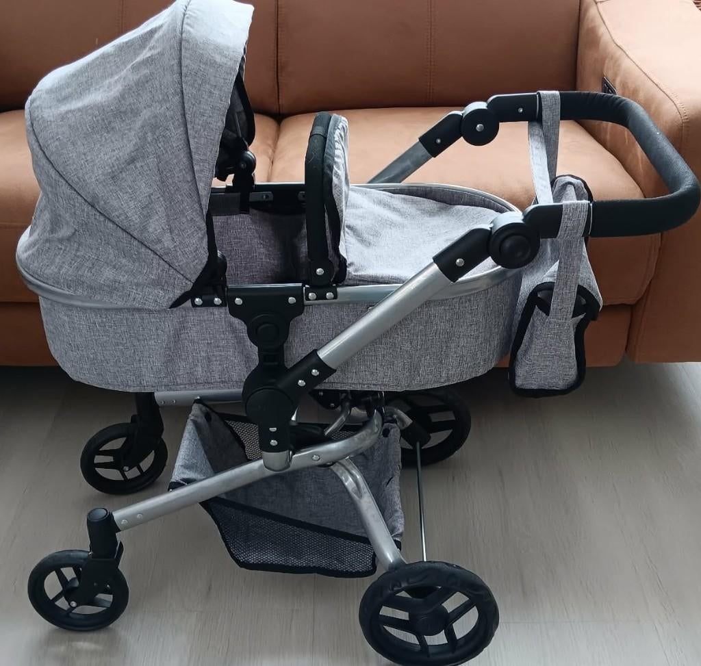 Poppenwagen - verstelbaar, plooibaar, Ophalen, Gebruikt