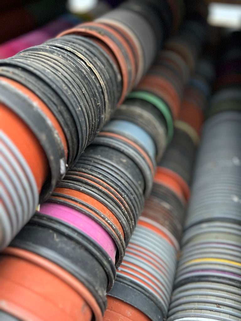 1000 kweekpotten bloempotten 13 x 10 cm, Kunststof, Verzenden, Rond, Zo goed als nieuw