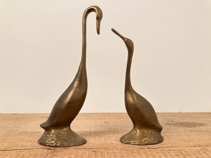 Ensemble de figurines d'oiseaux vintage, Collections, Statues & Figurines, Utilisé, Animal, Enlèvement ou Envoi