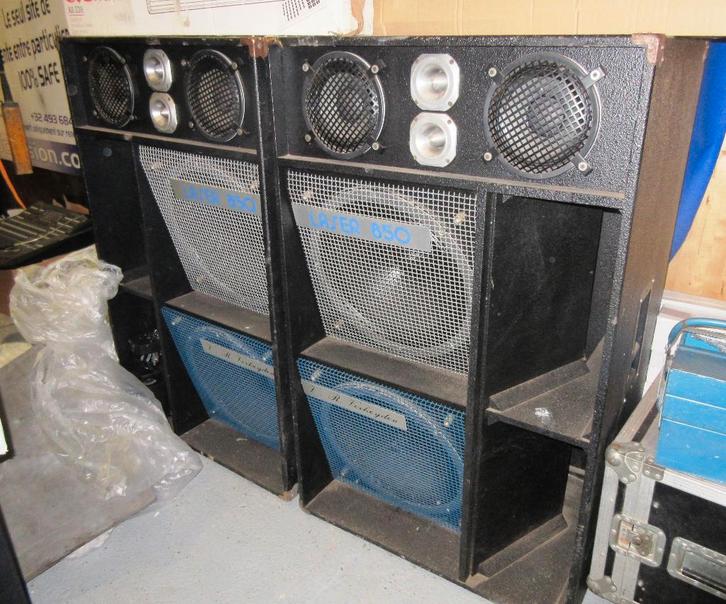 Paire de R VERHEYDEN - LASER 850, TV, Hi-fi & Vidéo, Enceintes, Utilisé, Enlèvement