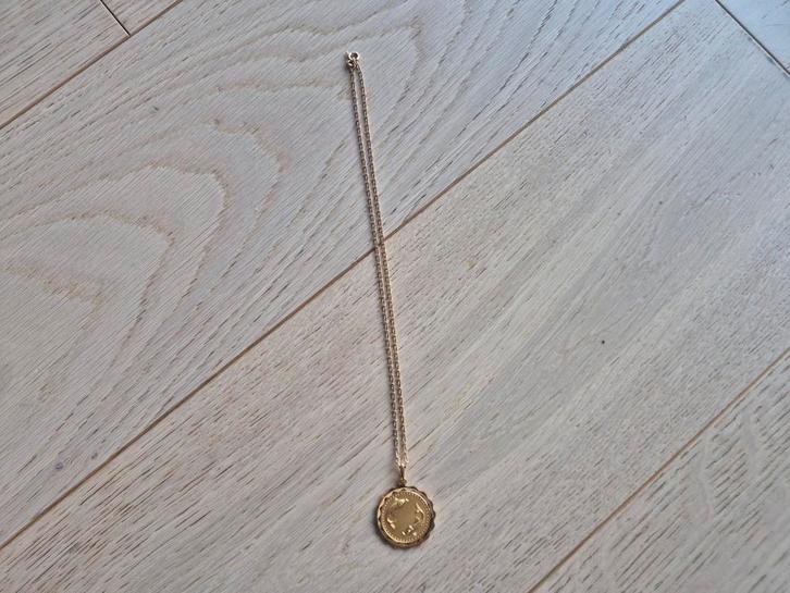 Pendentif Poissons en or 18K (750) avec chaîne – 13g, Bijoux, Sacs & Beauté, Colliers, Comme neuf, Or, Jaune, Avec pendentif