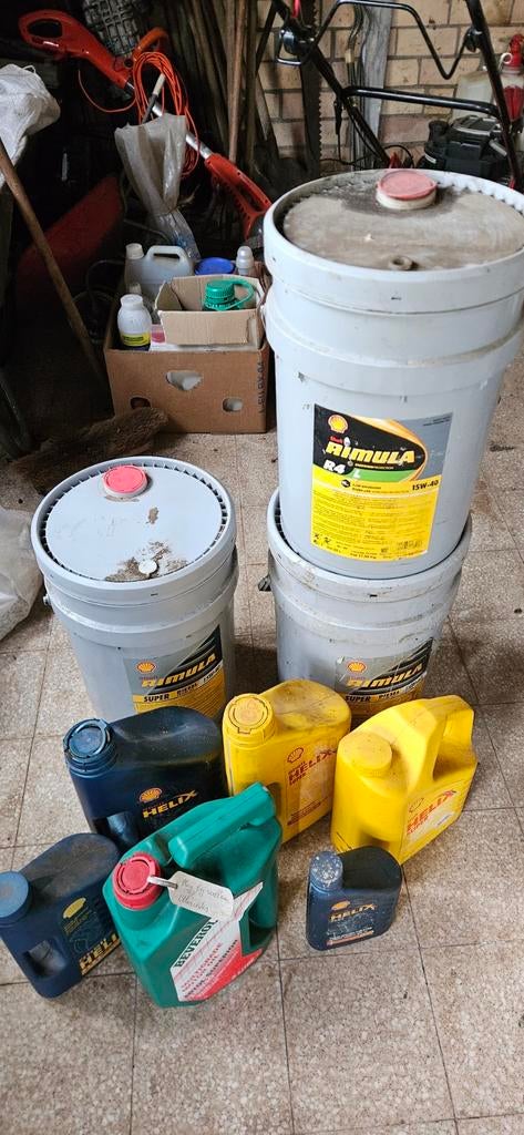 Motorolie 15W40, Ophalen