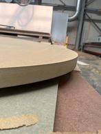 Mdf ovaal tafelblad, Huis en Inrichting, Ophalen, Overige materialen, 100 tot 150 cm, Vijf personen of meer
