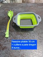 Passoire pliable  + cuillere a pate dragon, Ophalen of Verzenden