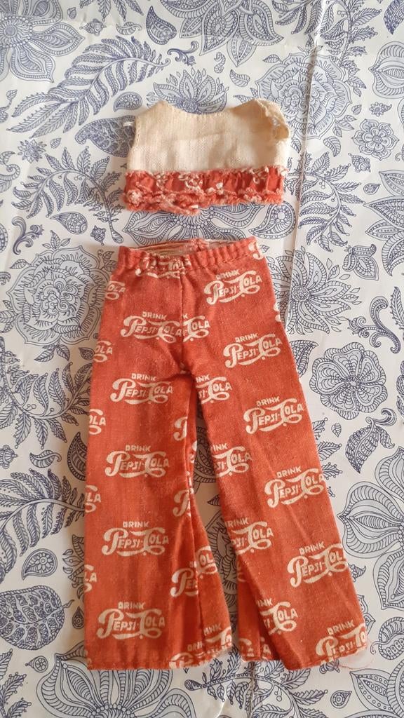 Vêtement vintage pepsi cola pour poupée skipper, Collections, Enlèvement ou Envoi, Poupée