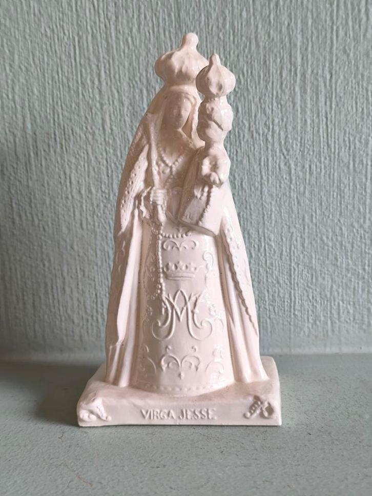 Zeldzaam getekend beeldje, Maria en kind, Virga Jesse, Antiek en Kunst, Antiek | Religieuze voorwerpen, Ophalen of Verzenden